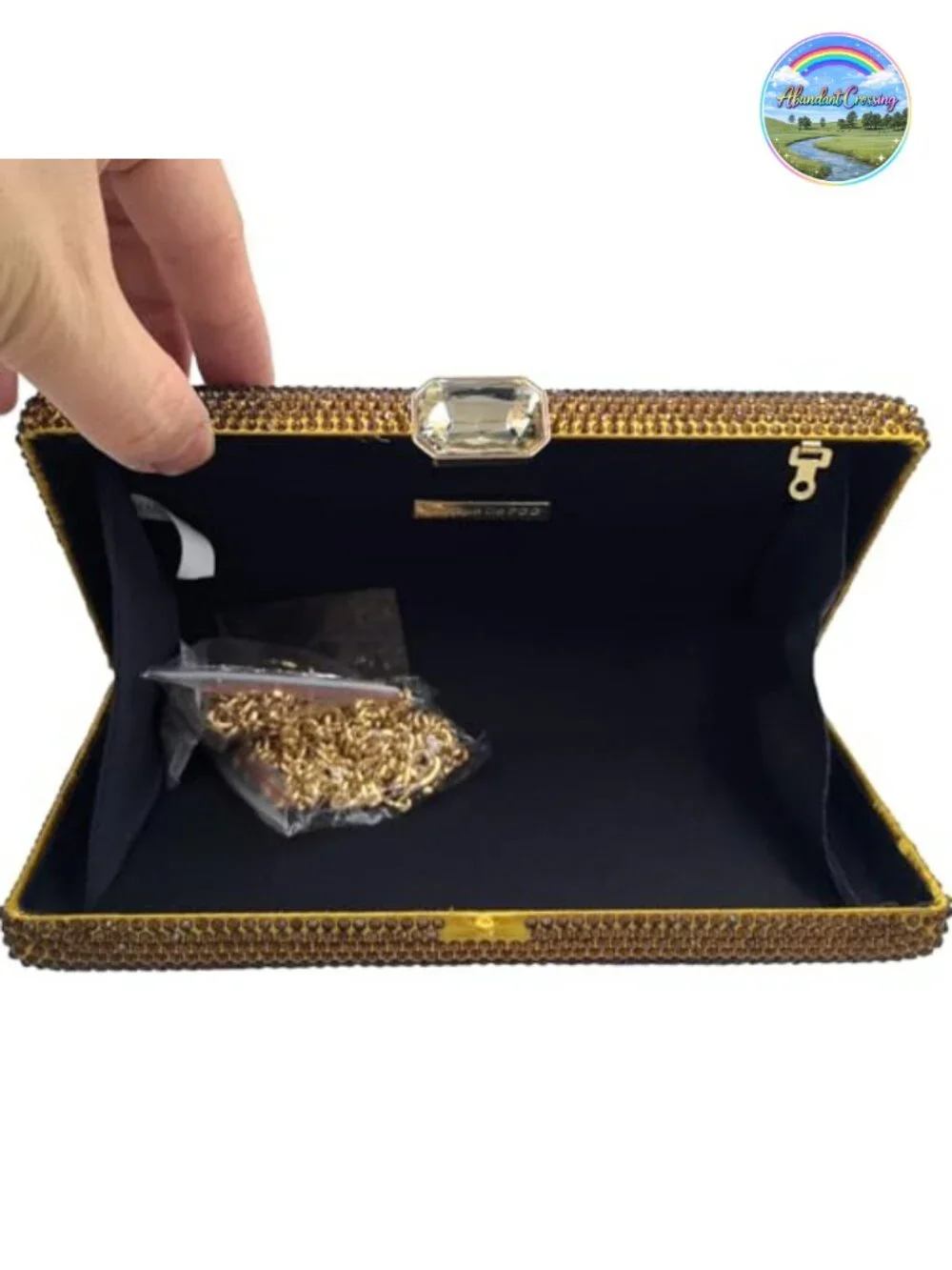 Crystal Evening Clutch Bag Women Formal Party Bridal Rhinestone Purse Box Clutch